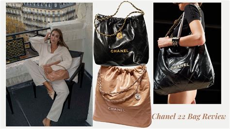 chanel 22 gold bag|chanel 22 bag review.